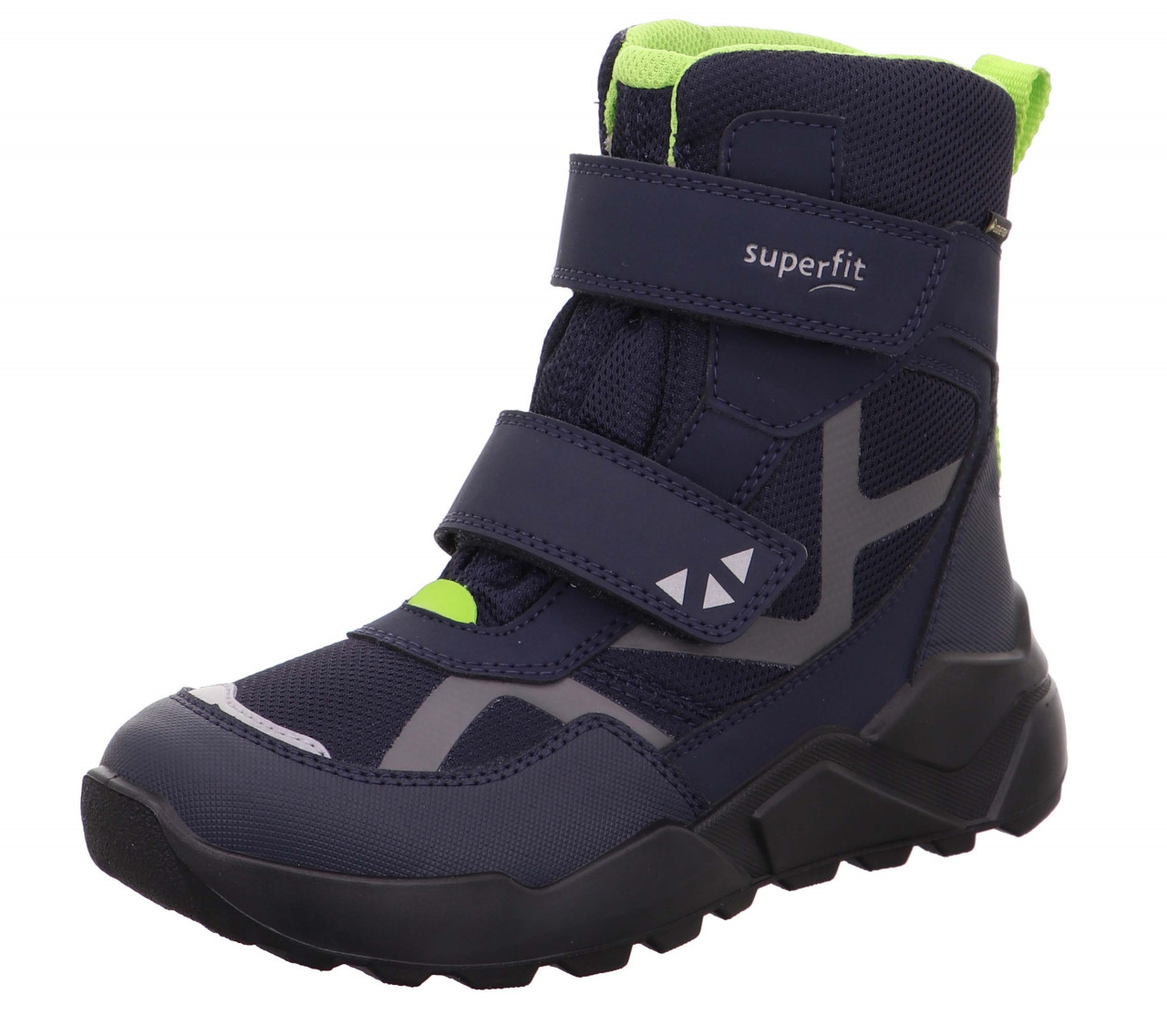 ROCKET - Blau/Grün Boots mit Klettverschluss