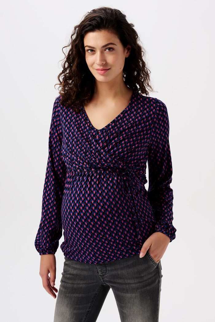 MATERNITY Top aus Jersey mit V-Ausschnitt