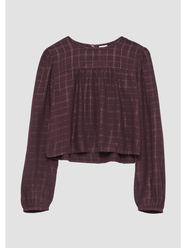 s.Oliver Bluse langarm in Lila günstig kaufen