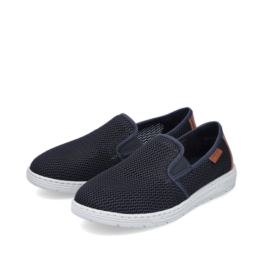Rieker Herren Slipper marineblau