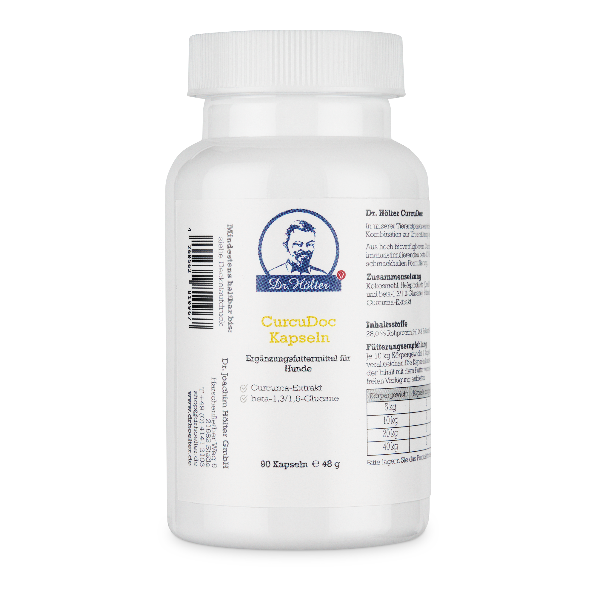 Dr. Hölter Ergänzungsfutter & Aufzucht Dr. Hölter CurcuDoc Kurkuma Pulver 40 g