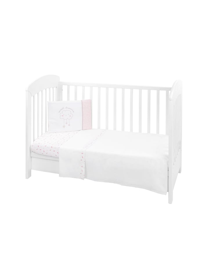 Kikkaboo Babybettwäsche 6-teilig in rosa günstig kaufen onesize