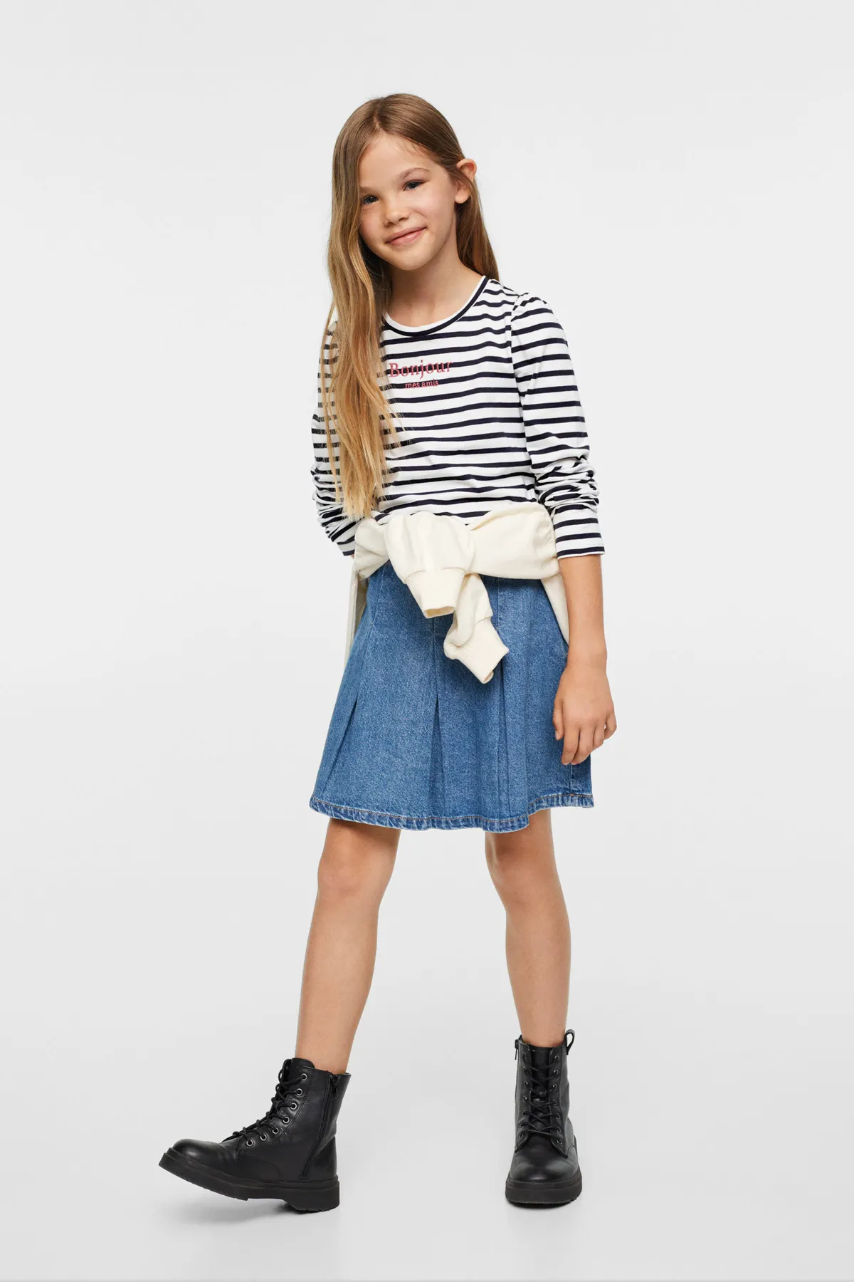 MANGO Kids  37003263 T-Shirts gebrochenes Weiß