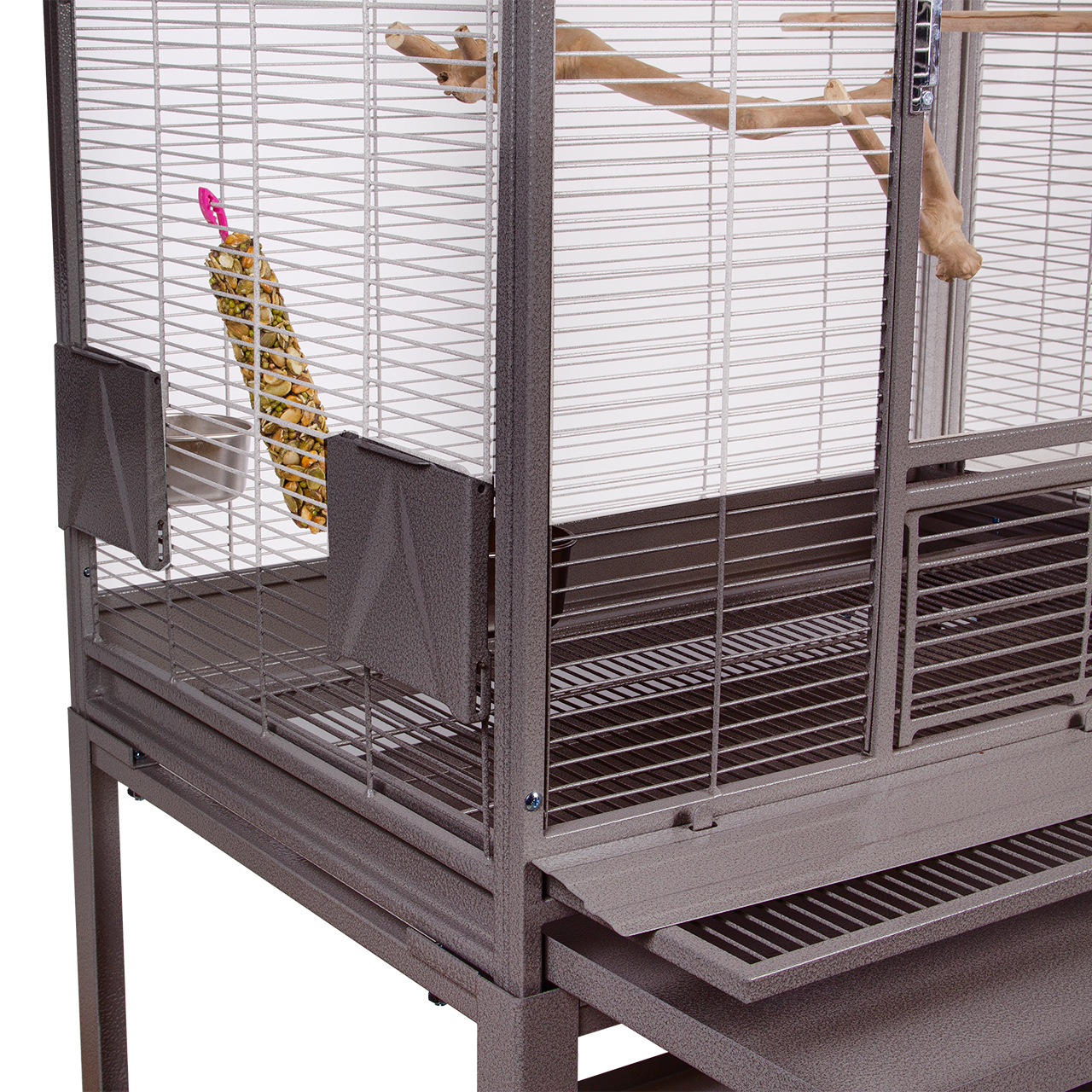 Montana Cages Käfige & Volieren Montana Cages Vogelkäfig New Madeira Double dunkelgrau