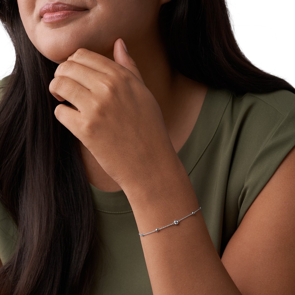 Fossil Bracelet 925 Argent Bracelet