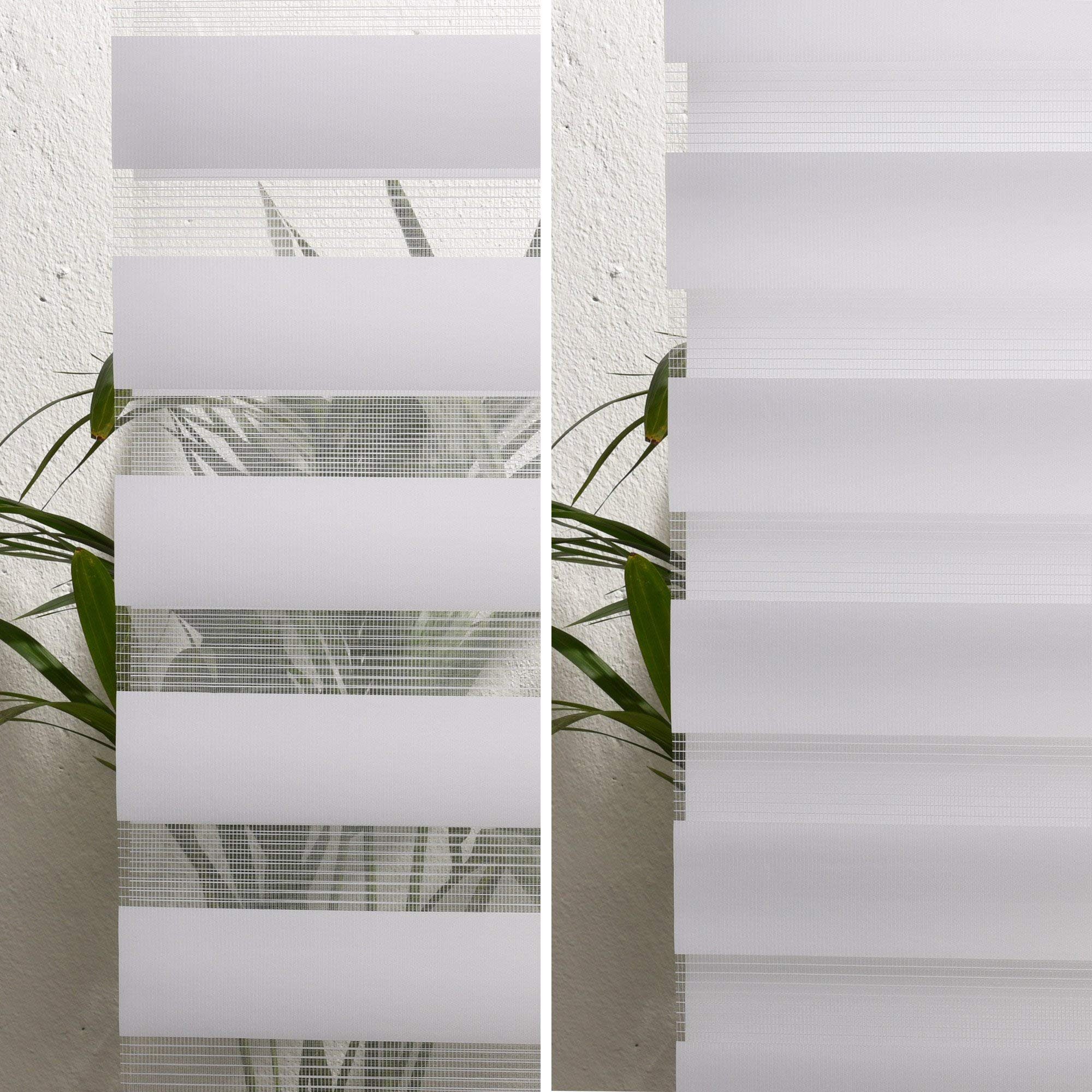 Doppelrollo SolDecor DK9, Sol Royal, Kassetten-Doppelrollo weiß