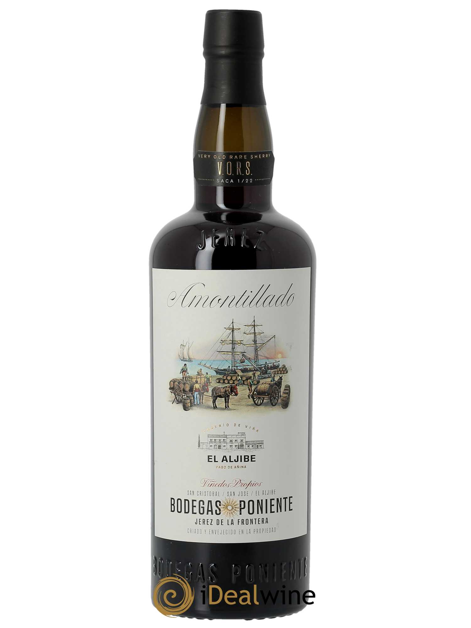 Jerez Amontillado Saca 122 Bodegas Poniente Alberto Orte   - Lot de 1 Bouteille