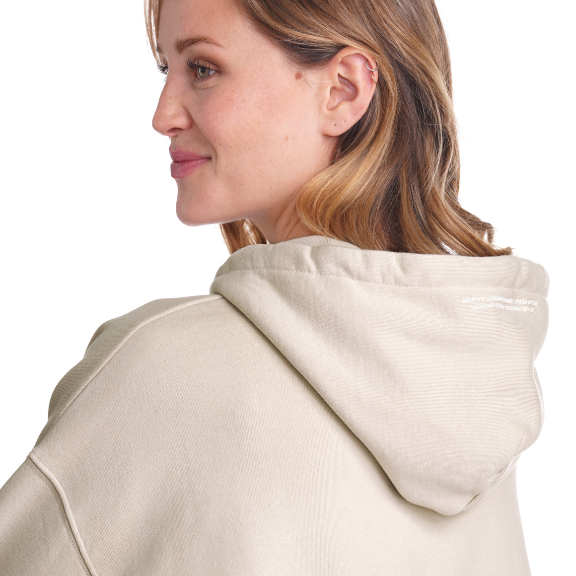 Damen Sweatkleid mit Kapuze