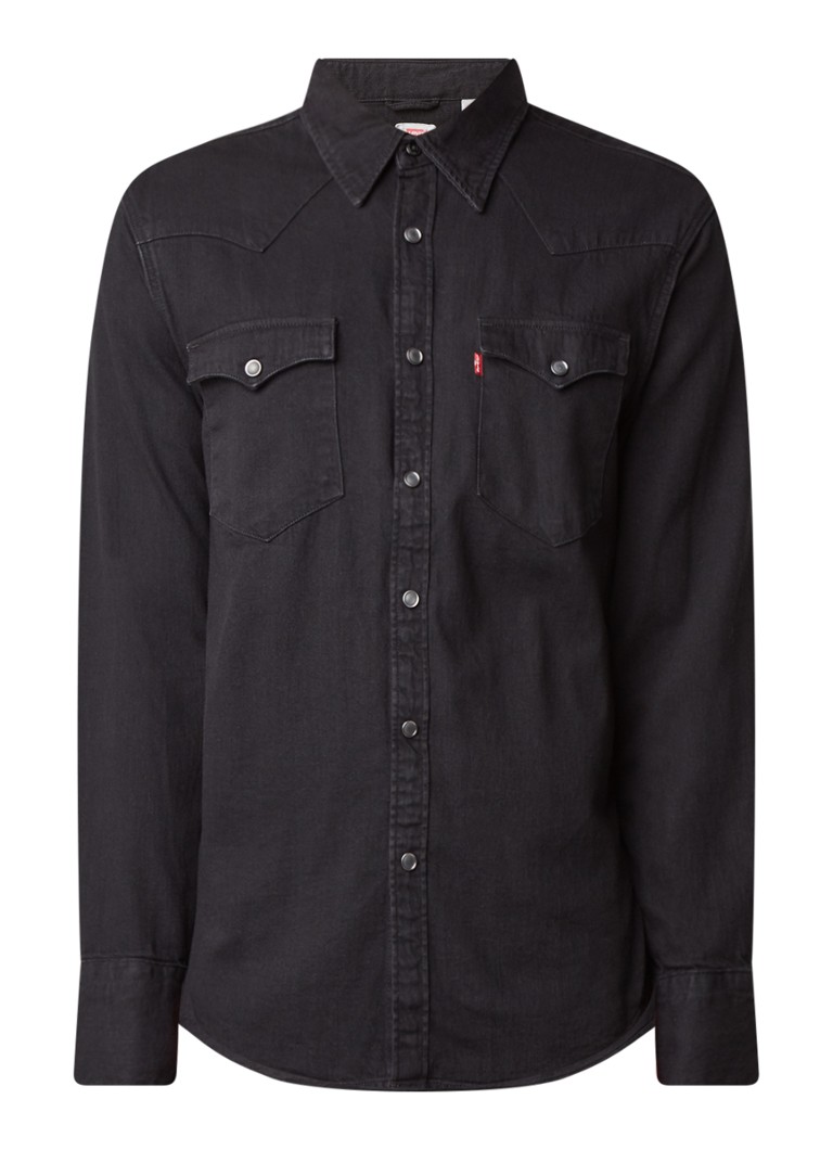 Camisa jeans Levi's Barstow de corte regular com bolsos de aba.