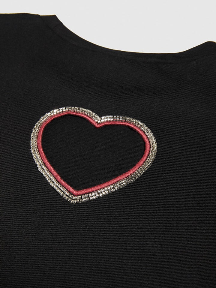 Sisley Longsleeve in Schwarz günstig kaufen