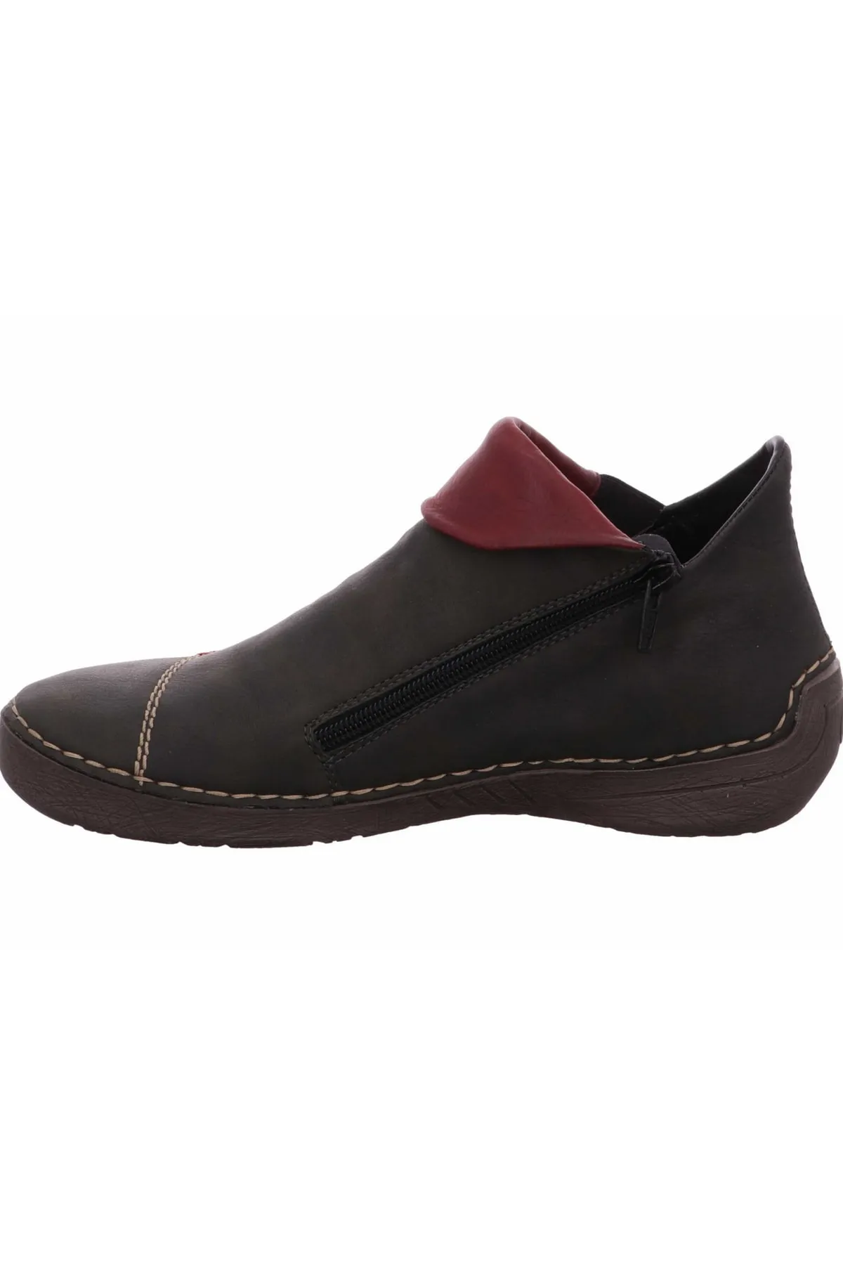 Rieker  Stiefelette - Grün - Flacher Absatz