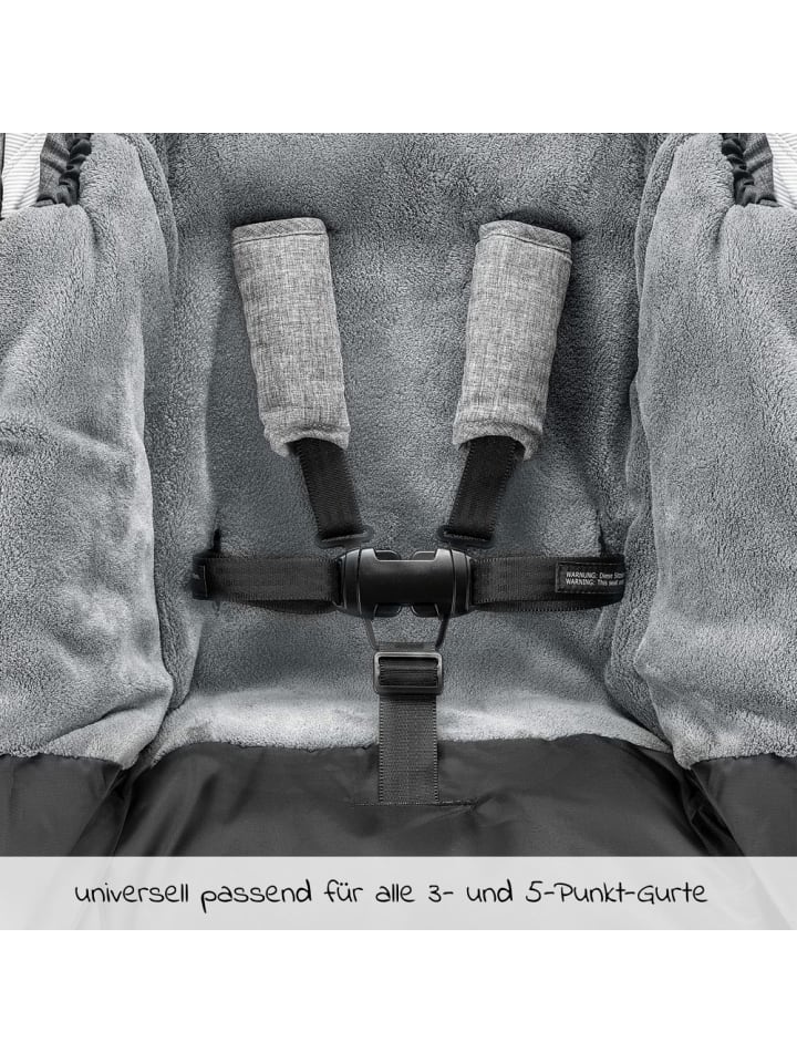 Zamboo Deluxe Winter-Fußsack 3M für Kinderwagen & Buggy - in grau günstig kaufen onesize