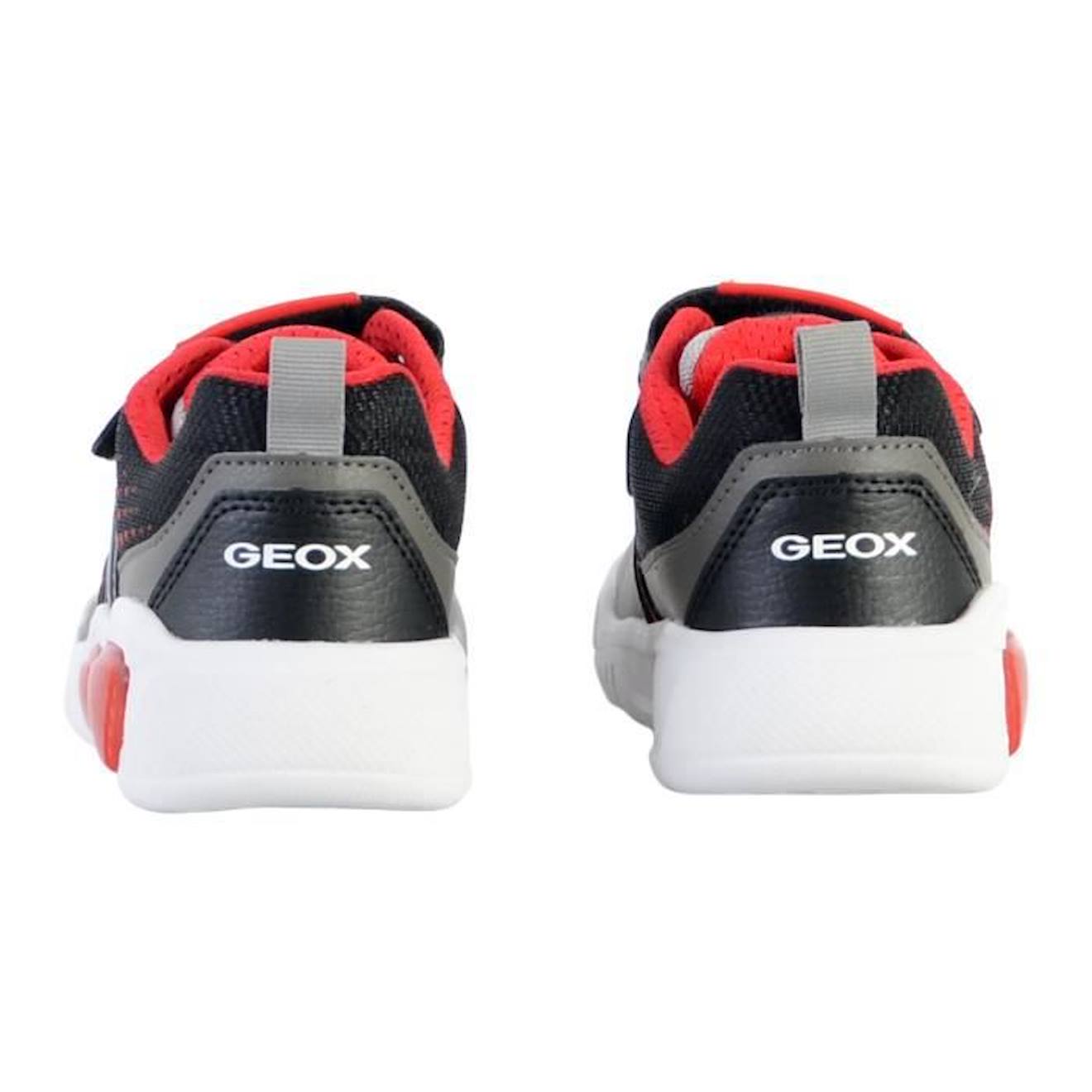 Basket à Scratch Enfant Geox Illuminus gris