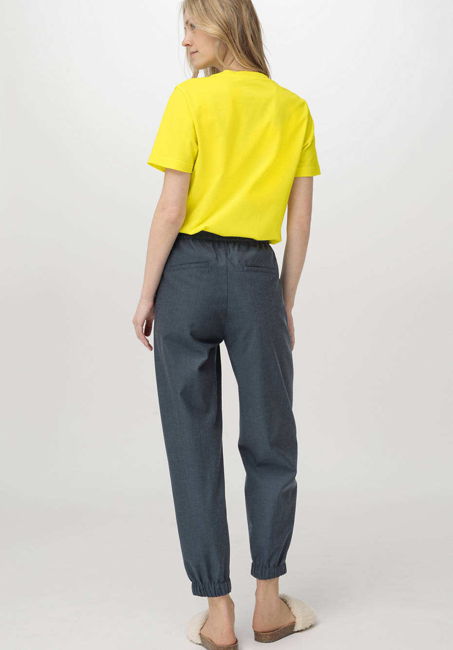 Joggpants aus Bio-Merinowolle mit Bio-Baumwolle