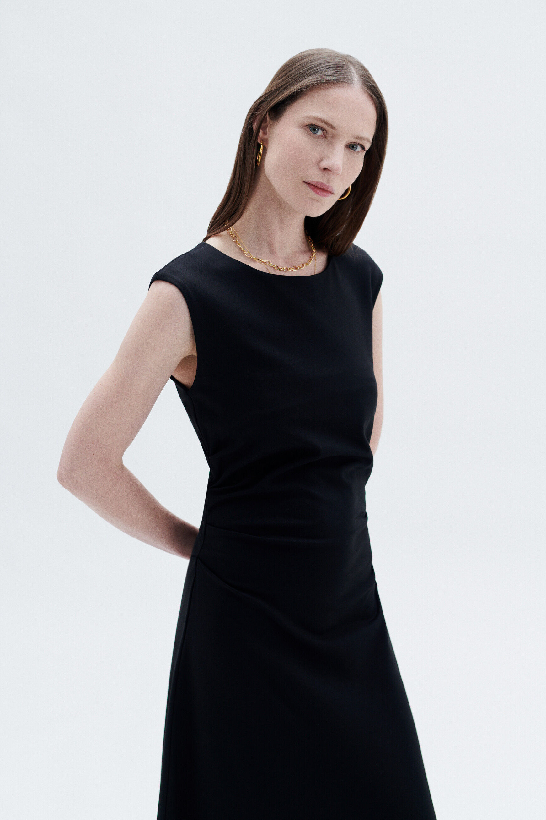 Robe rwhitney noir femme