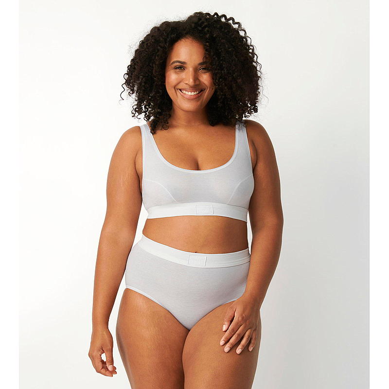 Sloggi Sloggi top str 46 hvit, Double Comfort