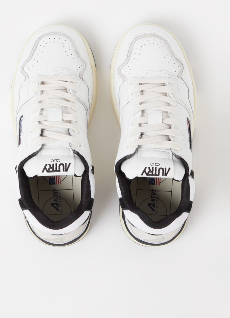 Autry CLC leather sneaker with suede details
