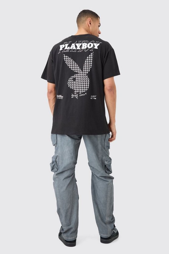 Oversize T-Shirt mit lizenziertem Playboy-Print