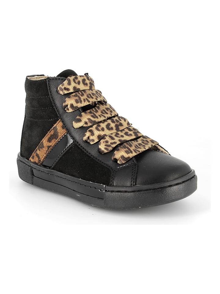 Primigi Leder-Sneakers in Schwarz günstig kaufen