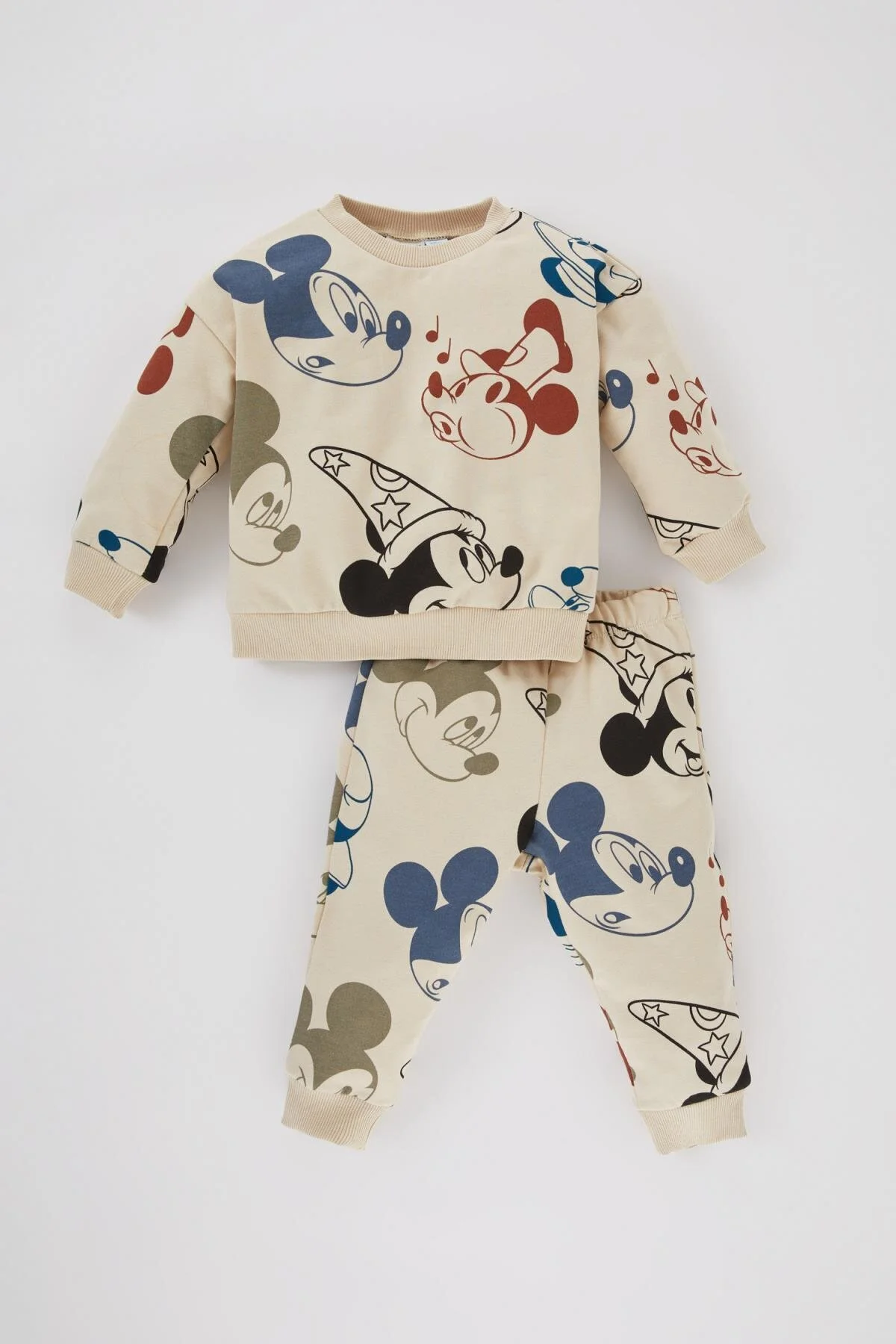 DeFacto  Zweiteiliges Set mit Sweatshirt und Jogginghose für Babys von Disney Mickey & Minnie