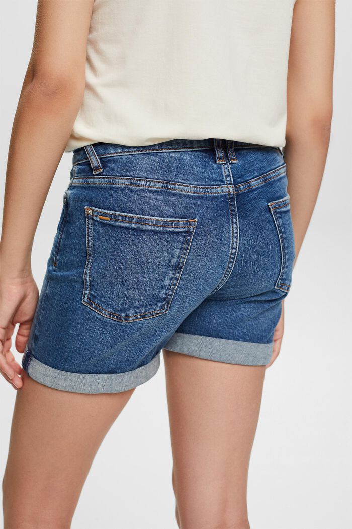 Shorts aus Stretch-Denim
