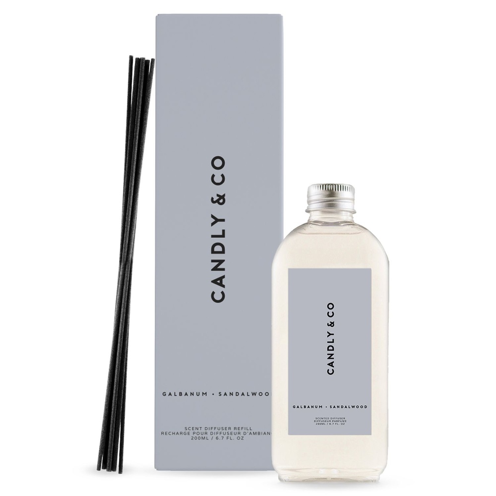candly&co Recharge diffuseur No.6 Galbanum, Bois de santal Recharge diffuseur