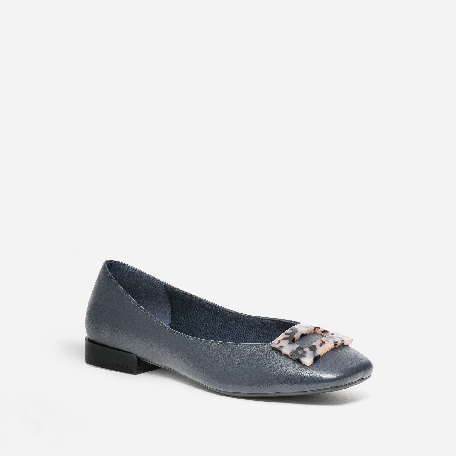 Ballerine marine décor écailles