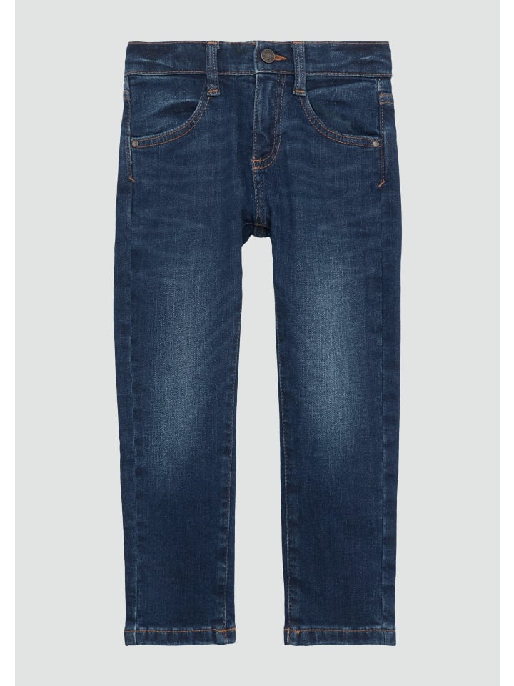 s.Oliver Jeans-Hose lang in Blau günstig kaufen