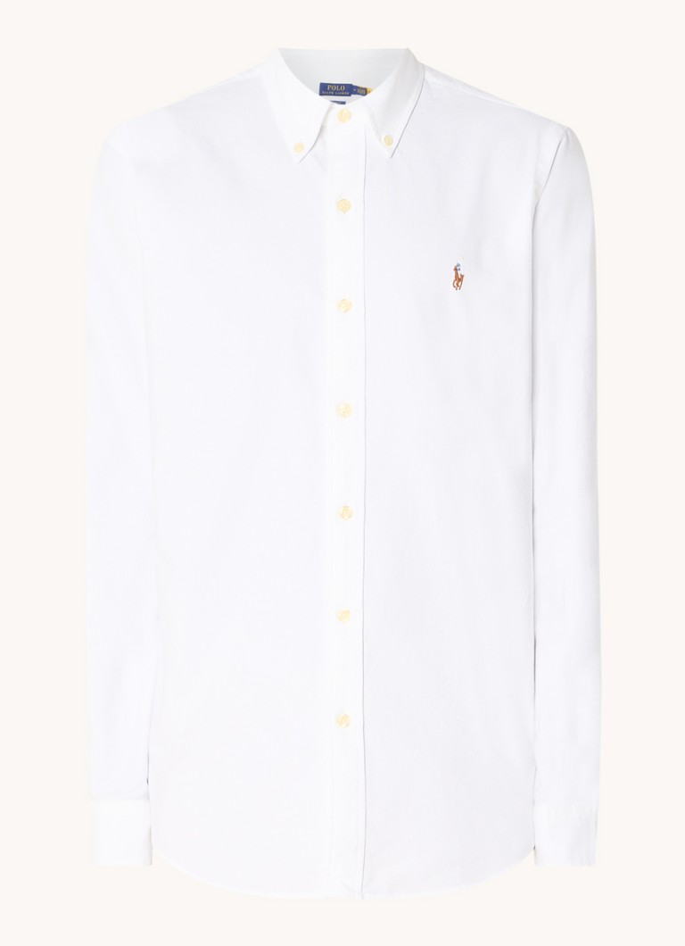 Ralph Lauren kokvilnas krekls ar pogām un piegriezumu