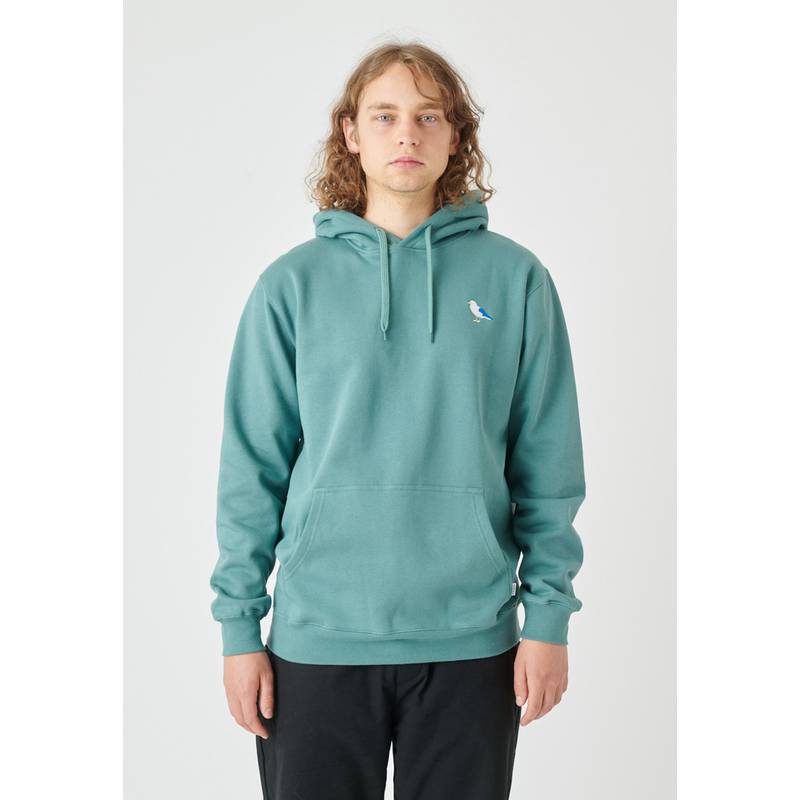 Cleptomanicx Hooded Embro Gull 2 Kapuzenshirt Herren