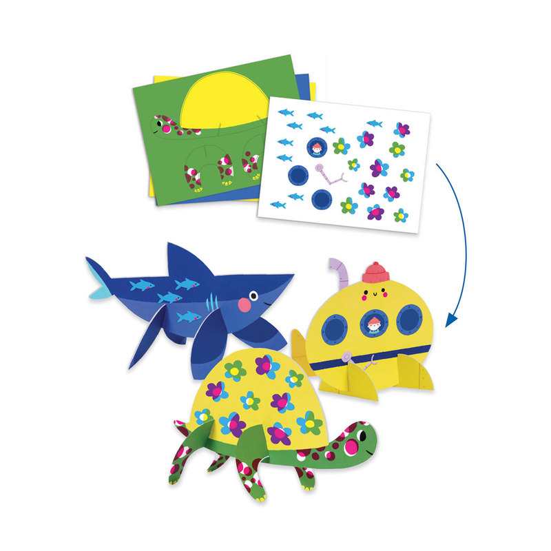 Coffret 6 activités la mer et ses plaisirs Djeco