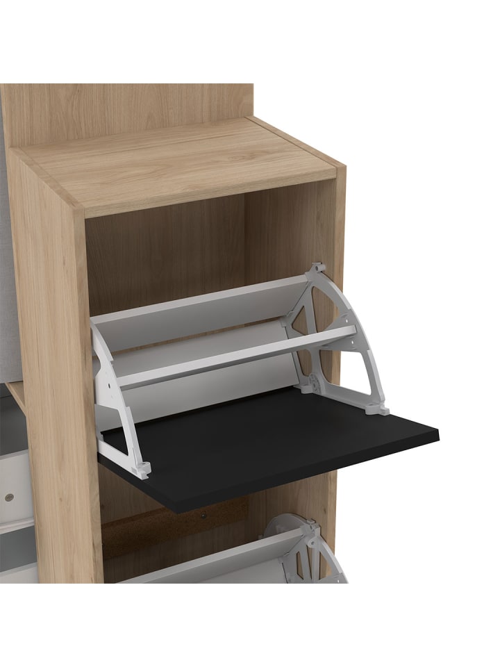 ebuy24 Kleiderschrank Kimmy Walnuss 128 x 41 cm günstig kaufen onesize