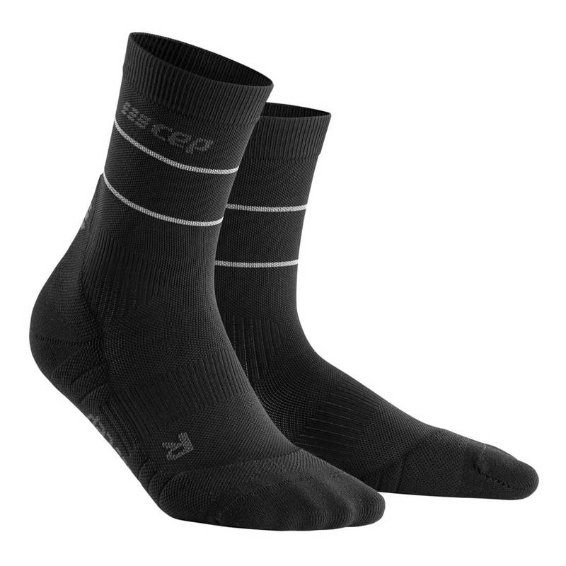 CEP Reflective Mid Cut Socken Damen