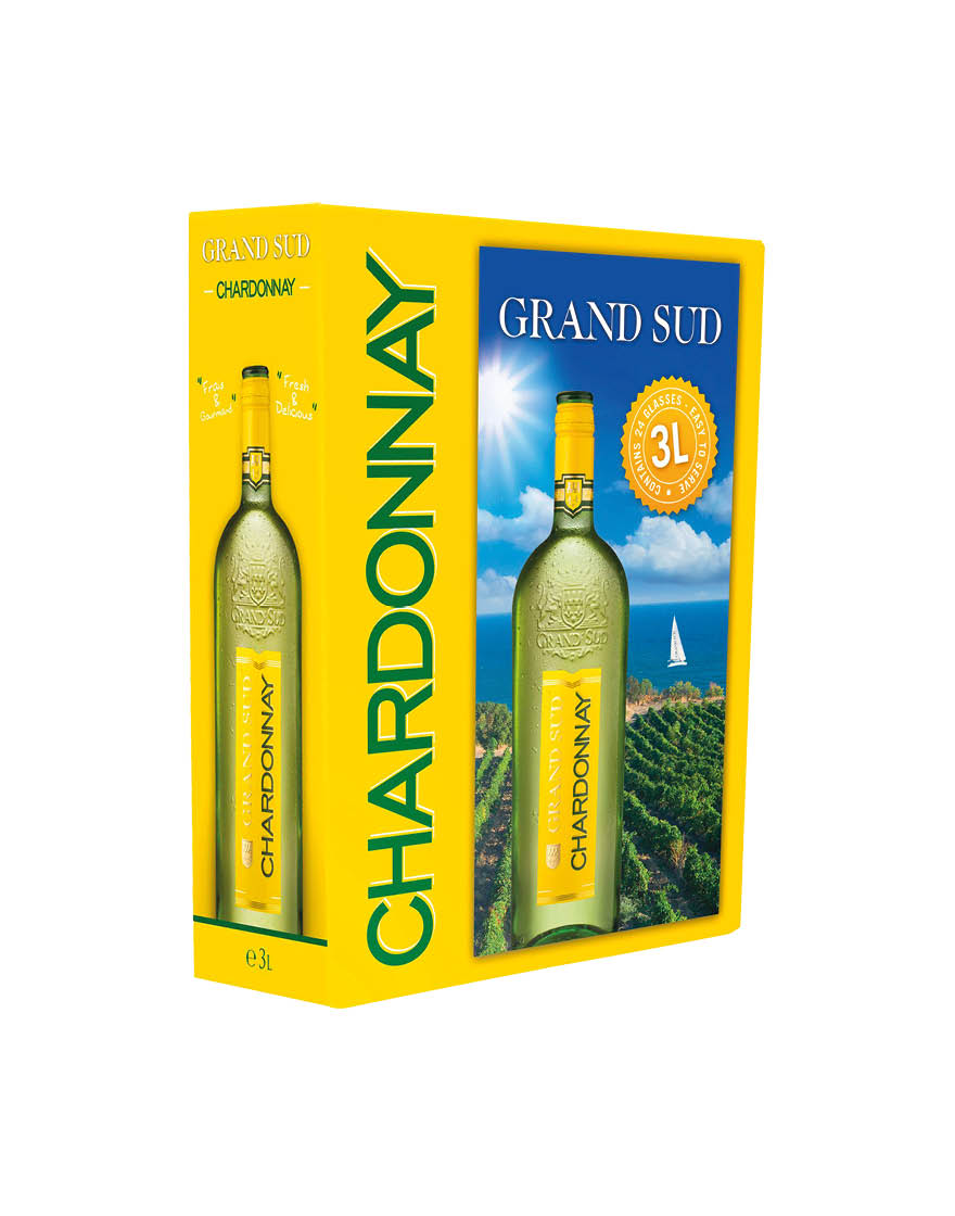 Chardonnay Grand Sud 3 ℓ, Bag in Box