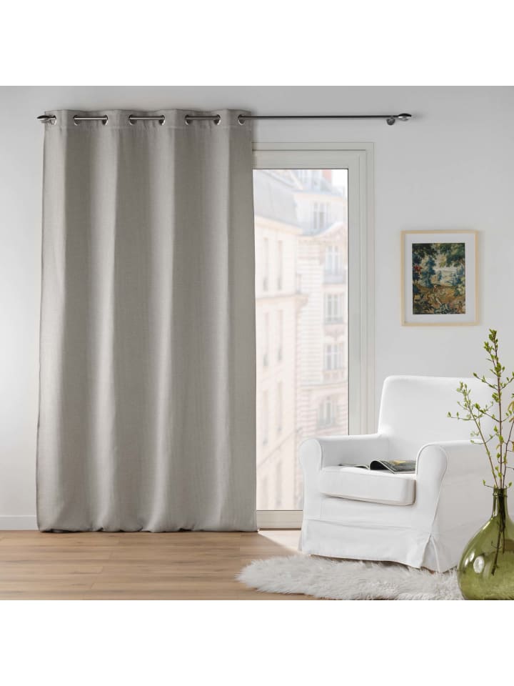 Douceur d’Intérieur Verdunkelungsvorhang in grau günstig kaufen onesize