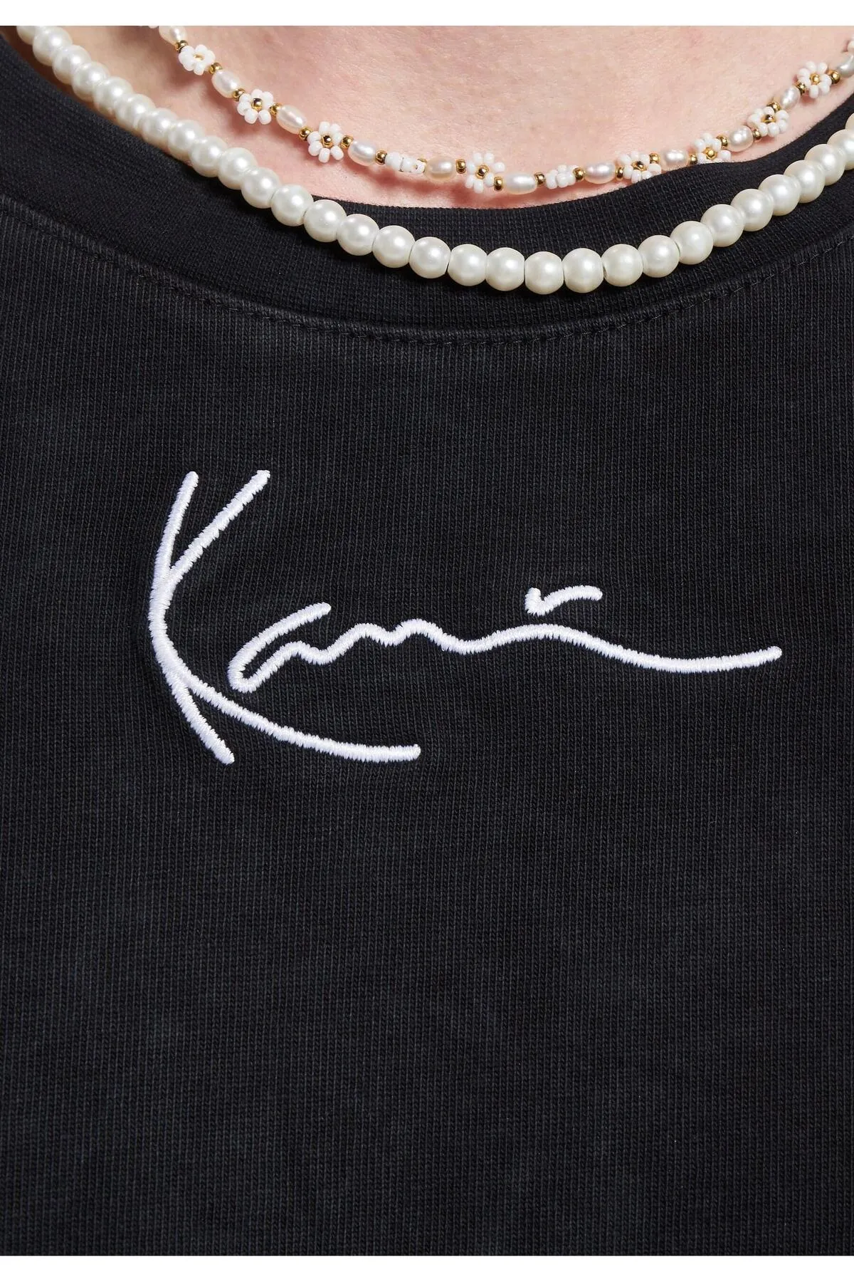 KARL KANI  Unisex KM234-053-1 Small Unterschrift gewaschen schwere Trikot Wolf Tee