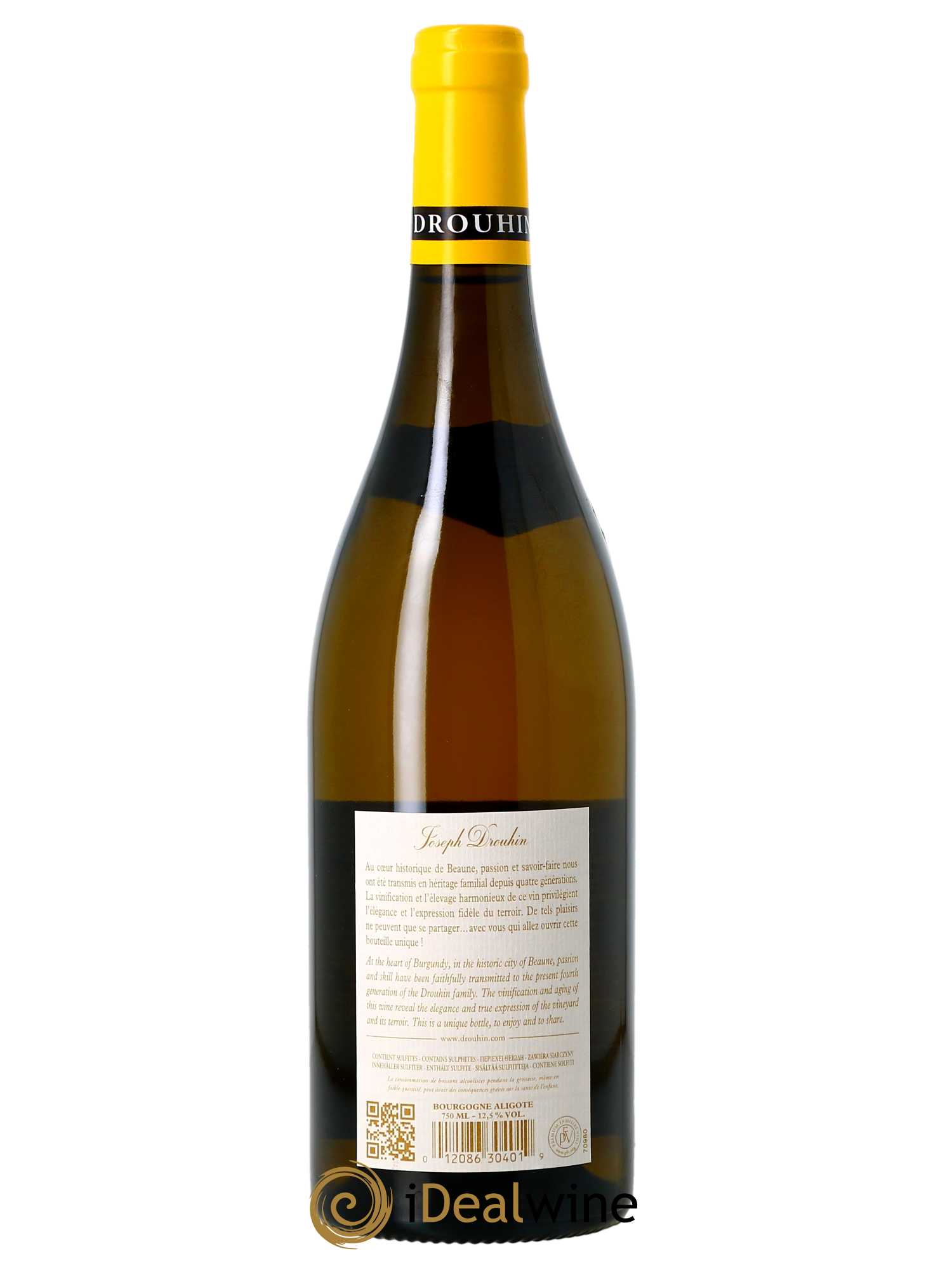 Bourgogne Aligoté Joseph Drouhin  2021 - Lot de 1 Bouteille