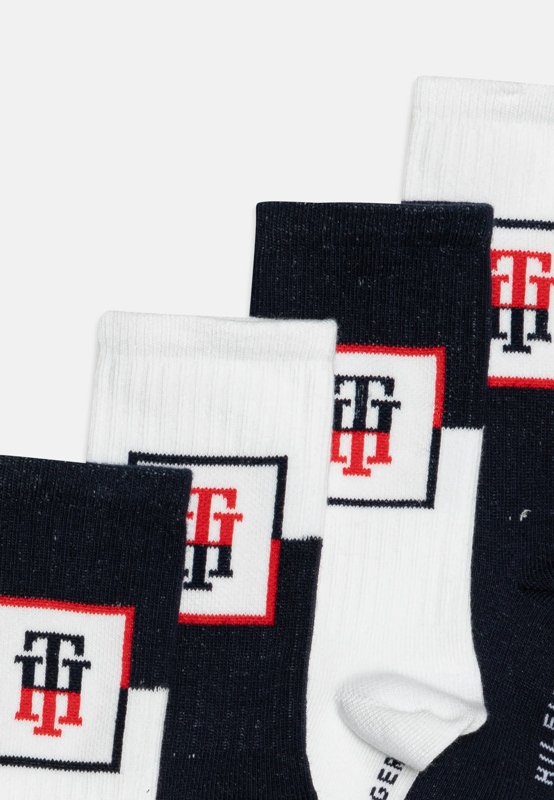 Calcetines unisex Tommy Hilfiger KIDS MONOGRAM LOCKER ROOM (paquete de 4)
