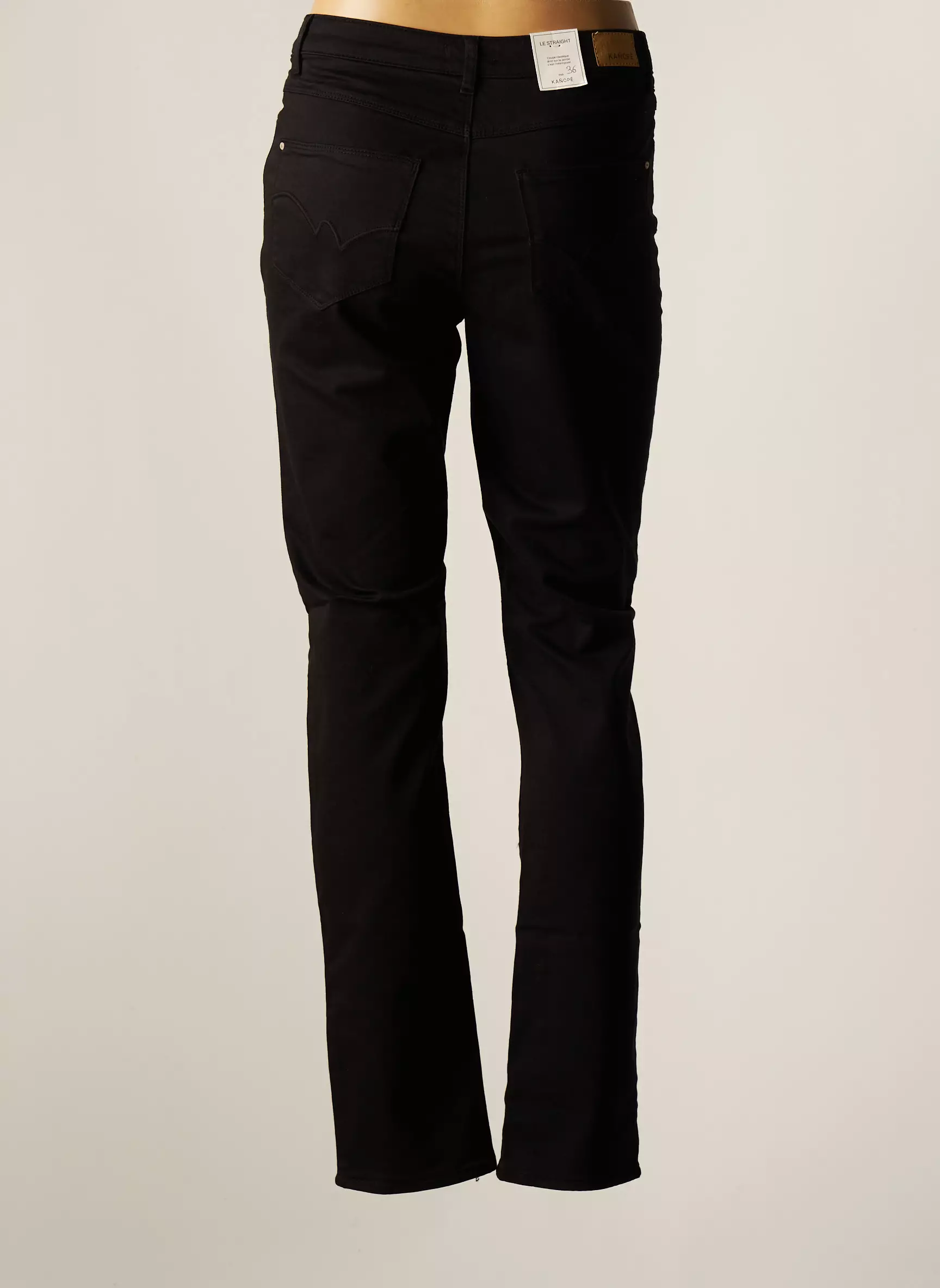Kanope Pantalons Slim Femme couleur noir
