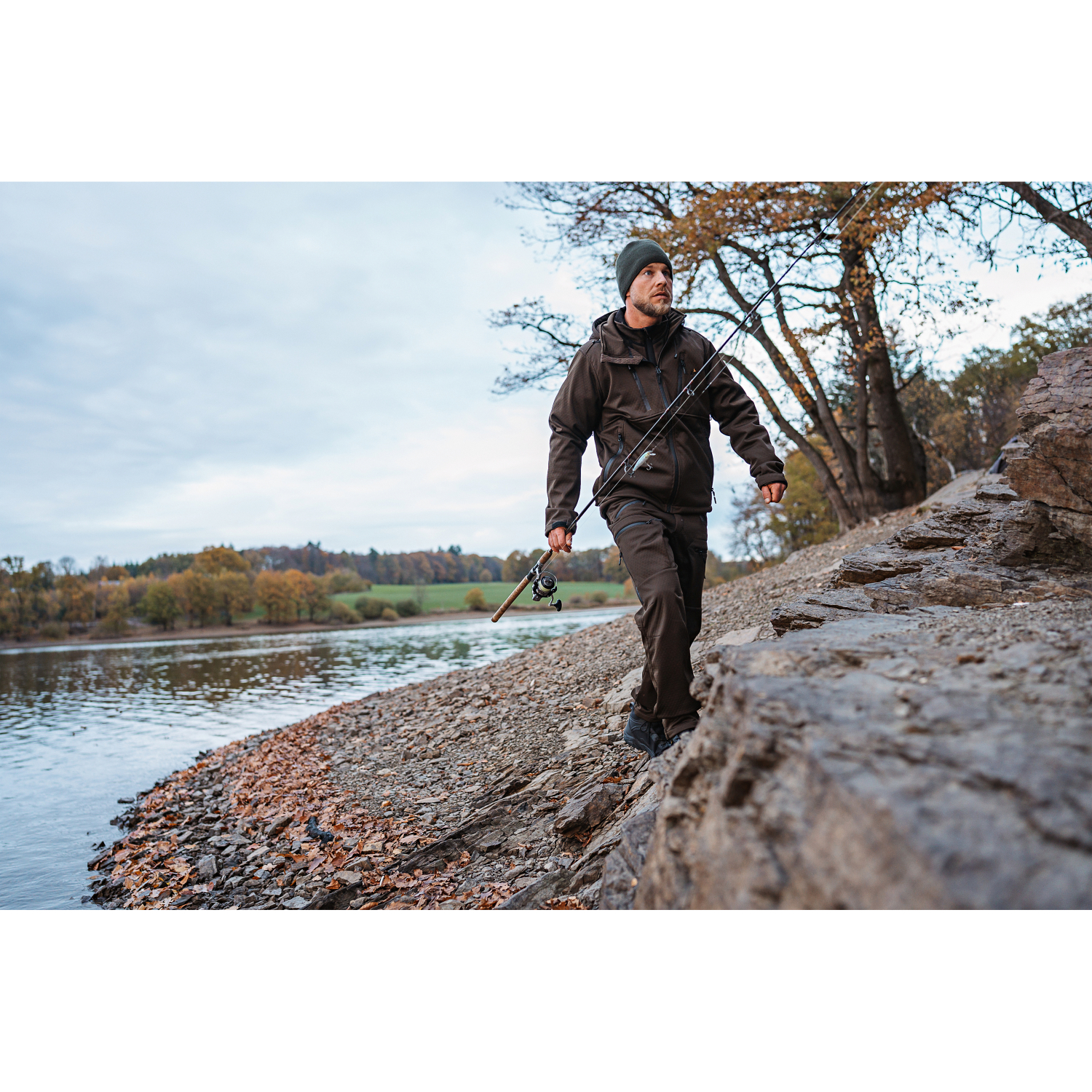 il Lago Prestige Herren Funktionsjacke Shawk (oliv)