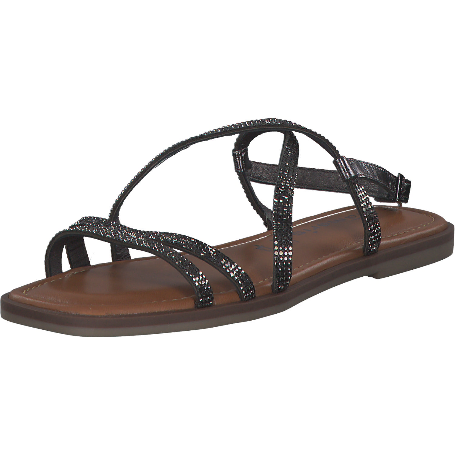 Tamaris 28132, Sandalen, Damen, weiß silber