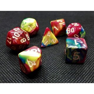 Würfelset Harlekin (7)