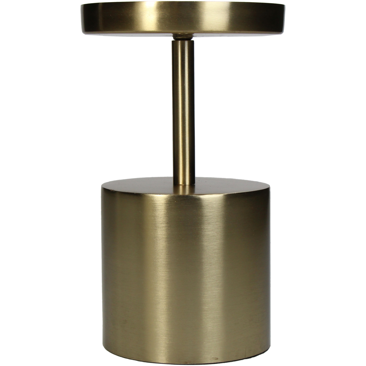 Trendhopper Teelichthalter Pilaar Gold 17 cm