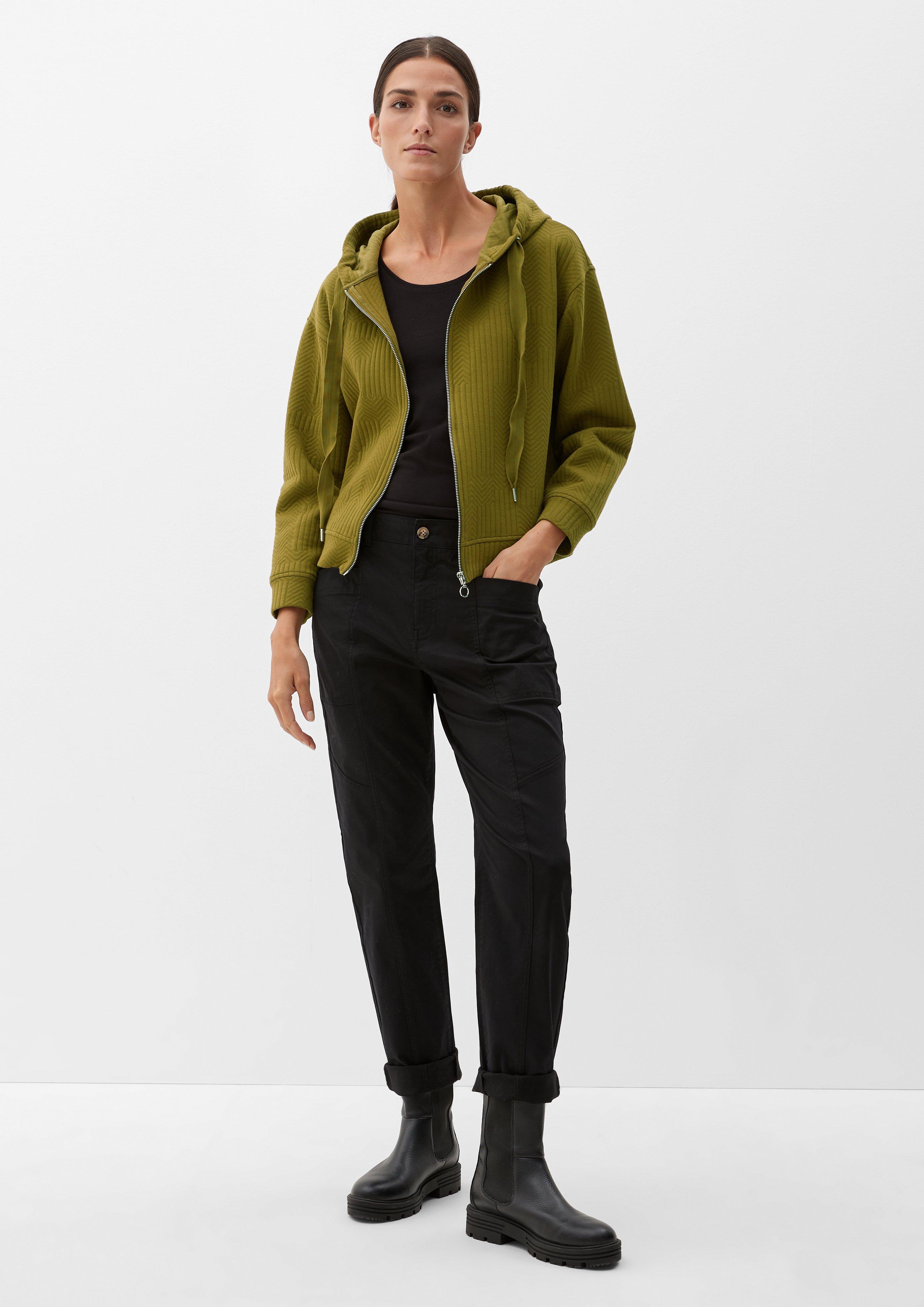 Sweatjacke mit Struktur  2121719-7734