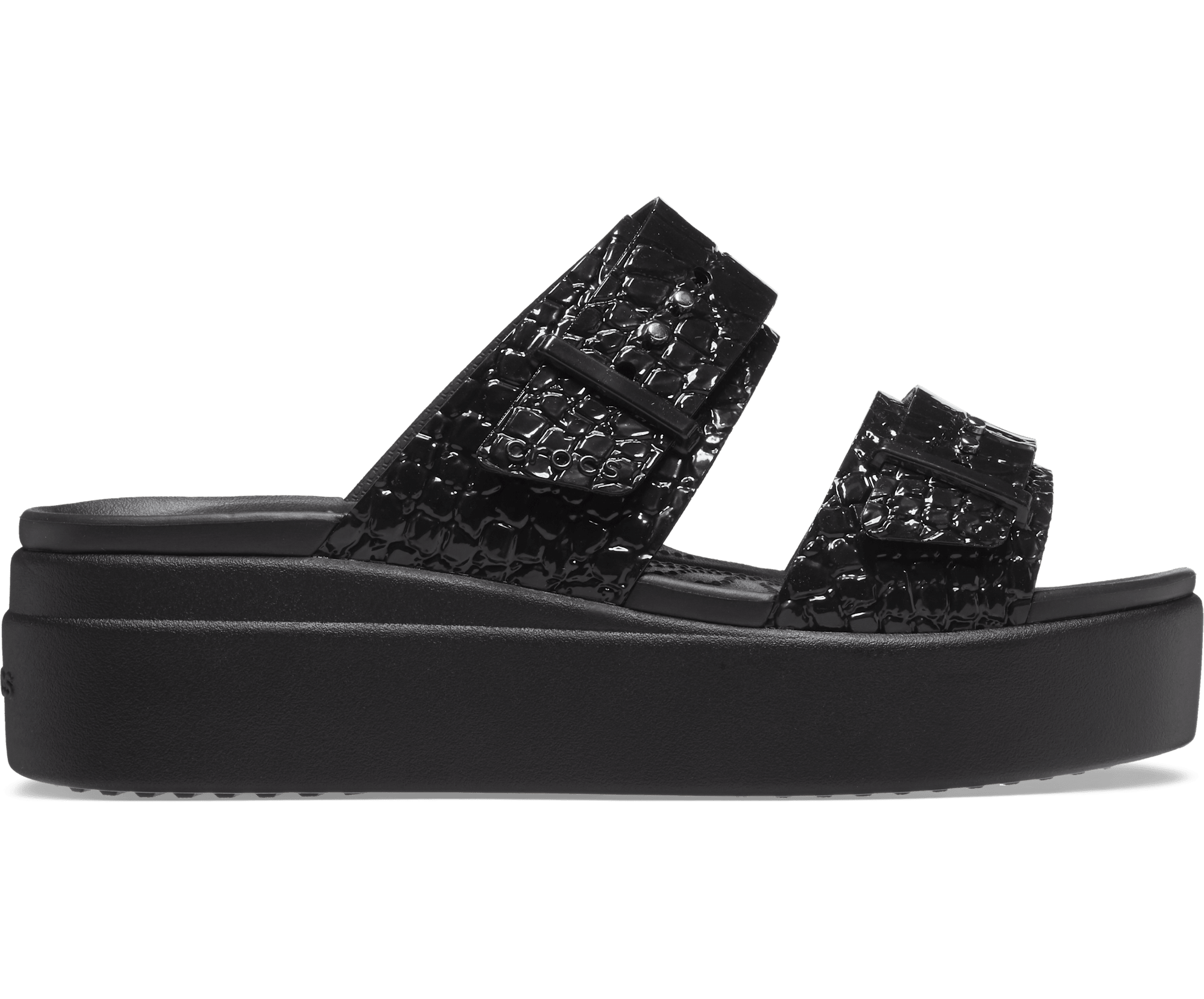 Brooklyn Croco Shine Buckle