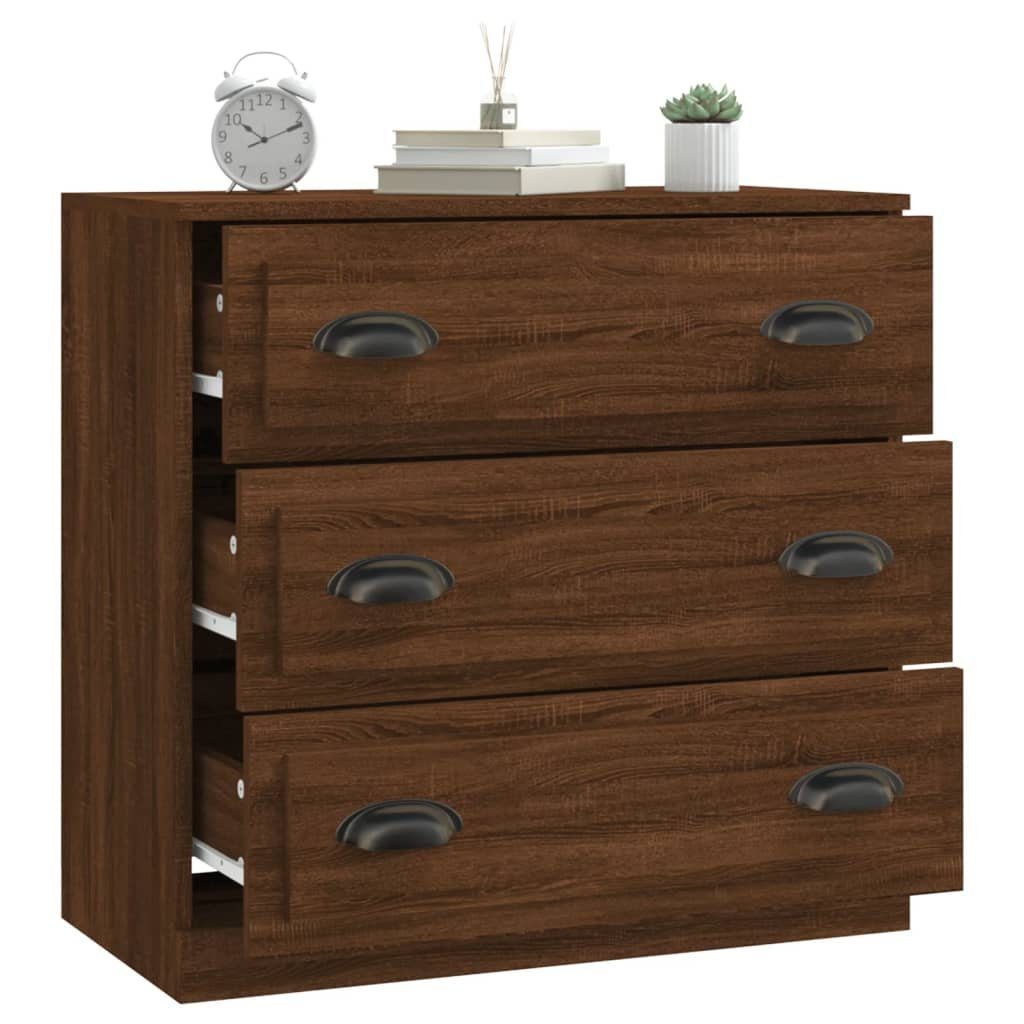 vidaXL Sideboard Sideboard Braun Eichen-Optik 70x35,5x67,5 cm Holzwerkstoff (1 St)