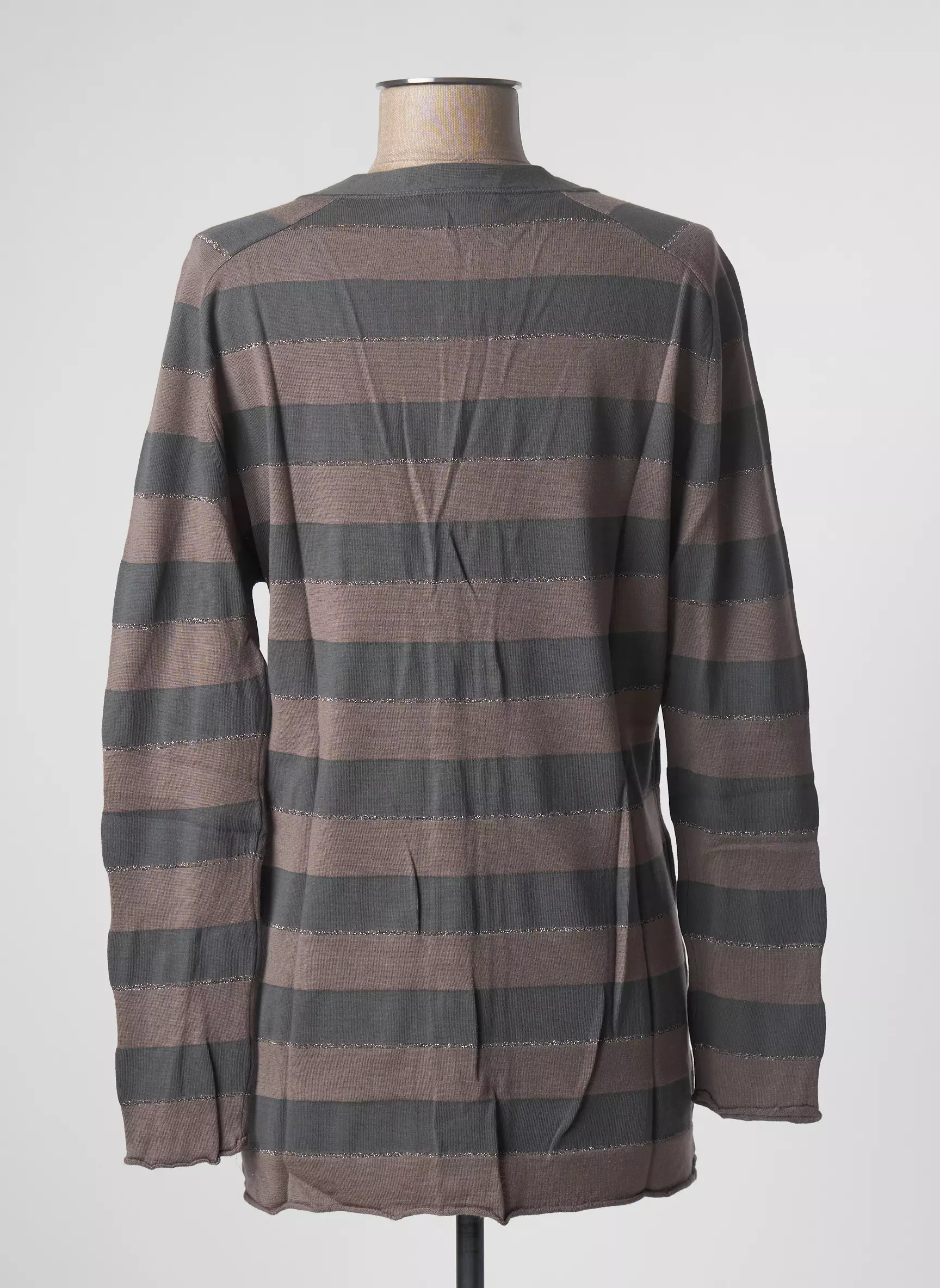 Stefan Green Cardigans Femme couleur gris