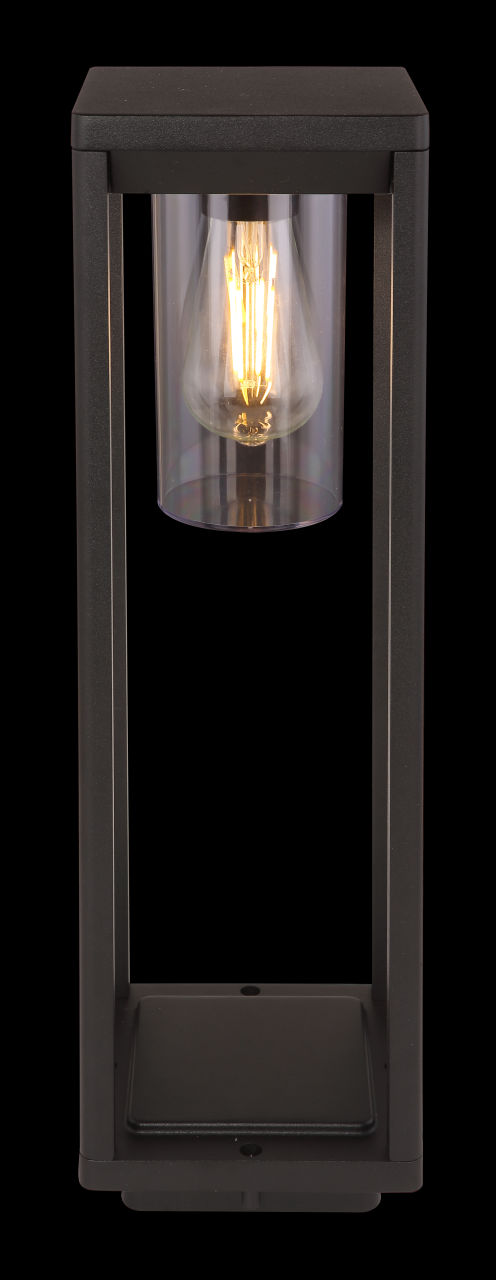 Globo Lighting - CANDELA - Außenleuchte Aluminium Druckguss schwarz matt, 1x E27 LED