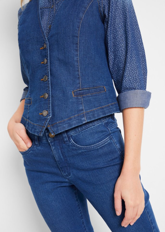 Stretch-Jeansweste