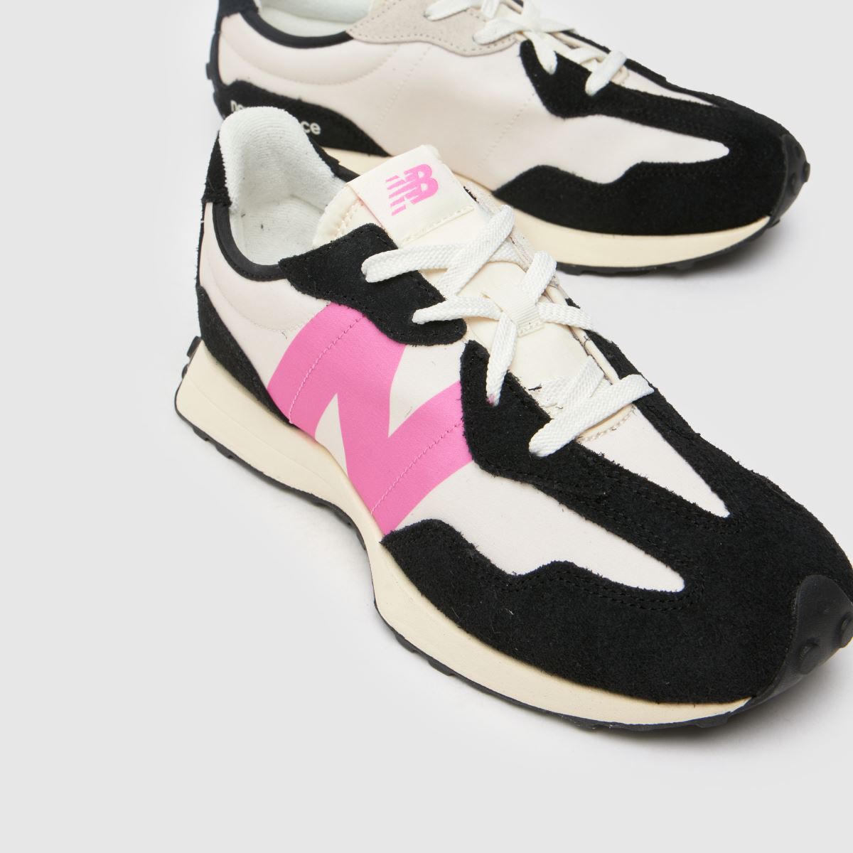 New Balance fekete és rózsaszín 327 lányos edzőcipő